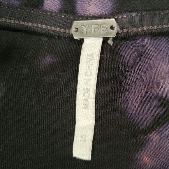 YFB Young Fabulous & Broke Fabian Dress - Small Tie dye Bodycon Modal S - Picture 2 of 10